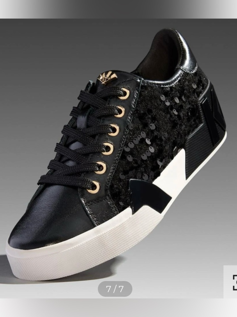 NWOT Karl Lagerfeld Paris Melora Sequin Sneakers